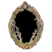 Espelho Negro Grande para Scrying e Clarividência