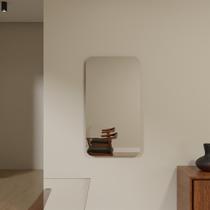 Espelho Orgânico 115cm x 55cm E09 Decorativo Lançamento Lapidado Salão Quarto Banheiro Sala Luxo