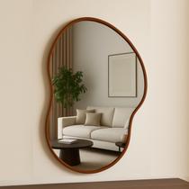 Espelho Orgânico 60x40cm Moldura em material ecológico Cloud