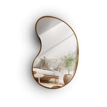 Espelho Orgânico 70cm X 50cm Bean Moldura em material ecológico Espelho Orgânico 70cm X 50cm Bean Moldura em material ecológico