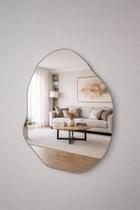 Espelho Orgânico 90x70 LYO Lapidado Sem Moldura Espelho Orgânico 90x70 LYO Lapidado Sem Moldura