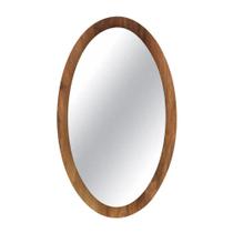 Espelho organico art frame 287 50x80 fundo madeira 7908007550487