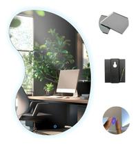 Espelho Orgânico Bean Led Luz Indireta 70x50cm Decorativo -