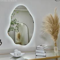 Espelho Orgânico com Led Grande Corpo Inteiro 90x60cm p/ Loja Quarto Sala Banheiro Espelho Orgânico com Led Grande Corpo Inteiro 90x60cm p/ Loja Quarto Sala Banheiro