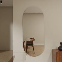 Espelho Organico de luxo 170x70 Moderno Revestido em Mdf