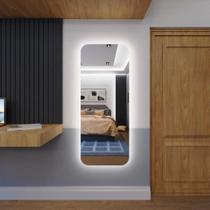 Espelho organico de luxo pinterest 150x60 e14 incolor led branco frio 220v