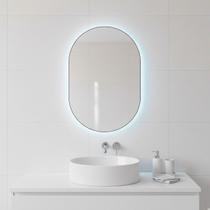 Espelho Orgânico de Parede com Led Pílula 44x64 Espelho Decorativo Para Sala Quarto Banheiro Espelho Orgânico de Parede com Led Pílula 44x64 Espelho Decorativo Para Sala Quarto Banheiro