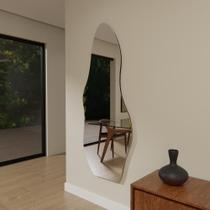 Espelho Orgânico Decorativo 115cm x 60cm E15 Luxo Quarto Sala Banheiro Espelho Orgânico Decorativo 115cm x 60cm E15 Luxo Quarto Sala Banheiro