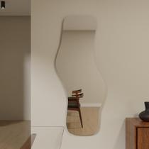 Espelho Orgânico Decorativo 115cm x 60cm E21 Luxo Quarto Sala Banheiro Espelho Orgânico Decorativo 115cm x 60cm E21 Luxo Quarto Sala Banheiro