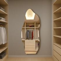 Espelho Orgânico Estilo Premium Luxuoso Salão Quarto Closet Hall Ekasa