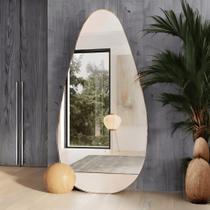 Espelho Orgânico Gigante Corpo Inteiro Abstrato Decoração Moderna Luxuosa Espelho Grande Espelho Orgânico Gigante Corpo Inteiro Abstrato Decoração Moderna Luxuosa Espelho Grande