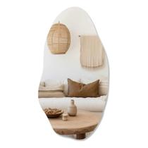 ESPELHO ORGÂNICO GRANDE CORPO INTEIRO 115x60 PARA QUARTO SALA BANHEIRO