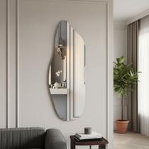 Espelho Organico Grande Decorativo 115x36cm Vidro Luxo Moderno para Banheiro Sala Quarto Espelho Organico Grande Decorativo 115x36cm Vidro Luxo Moderno para Banheiro Sala Quarto