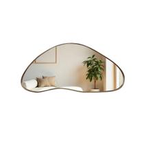 Espelho Organico Grande Fim De Corredor Moderno