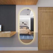 Espelho Orgânico Led Decorativo De Alta Classe com Iluminação Para Sala Banheiro Quarto Hall Espelho Orgânico Led Decorativo De Alta Classe com Iluminação Para Sala Banheiro Quarto Hall