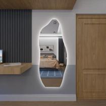 Espelho Organico Moderno Com Led Toque De Luxo Ideal Para Salas e Suites Hall Espelho Organico Moderno Com Led Toque De Luxo Ideal Para Salas e Suites Hall