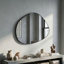 Espelho Orgânico Moderno Decoração Lavabo Banheiro 44x64cm - REI DOS VIDROS
