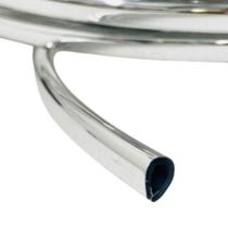 Espelho Orgânico Mônaco Gigante 60x90 Vidro C/ Moldura Metalizada 4 Cores Decoração Luxo Casa Design