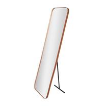 Espelho Orgânico Retangular 36x146cm com Suporte de Chão Decorativo Sala Banheiro Quarto Espelho Orgânico Retangular 36x146cm com Suporte de Chão Decorativo Sala Banheiro Quarto