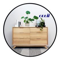 Espelho Oruii Black Circle 50 cm, banheiro redondo, sala de estar