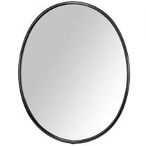Espelho Oval com Moldura de Alumínio 50cm x 40cm Decore Pronto