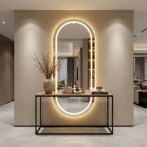 Espelho Oval Corpo Inteiro 170x70cm LED 3 Cores Jateado Para Quarto Sala Banheiro Salão Lopazzi Espelho Oval Corpo Inteiro 170x70cm LED 3 Cores Jateado Para Quarto Sala Banheiro Salão Lopazzi