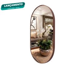 Espelho Oval Corpo Inteiro Com Moldura 76 X 43 Decoração