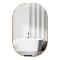 Espelho Oval Decorativo 80X50cm Sem Moldura. Ideal para Hall de Entrada, Recepções Quartos, Salas, Lavabos, Banheiros, Corredores Espelho Oval Decorativo 80X50cm Sem Moldura. Ideal para Hall de Entrada, Recepções Quartos, Salas, Lavabos, Banheiros, Corredores