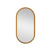 Espelho Oval Decorativo Laminado para Hall 60x35cm - Mirage