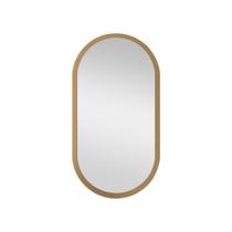 Espelho Oval Decorativo Laqueado para Hall 75x40cm - Mirage