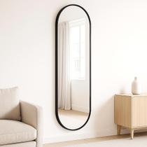 Espelho Oval Grande 150x50cm com Moldura Aluminio Corpo Inteiro para Quarto, Banheiro ou Sala Espelho Oval Grande 150x50cm com Moldura Aluminio Corpo Inteiro para Quarto, Banheiro ou Sala