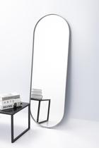 Espelho Oval Grande Corpo Inteiro 150x50 Decoração Moldura em MEtal - Lopazzi
