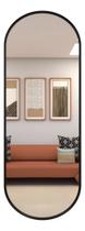 Espelho Oval Grande Corpo Inteiro com Moldura 170x70 Decorativo