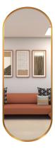 Espelho Oval Grande Corpo Inteiro com Moldura 170x70 Decorativo