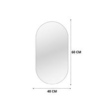 Espelho Oval Grande Decoração Moderna Bonita Luxo Lapidado 60x40 Orgânico Espelho Adesivo Espelho Oval Grande Decoração Moderna Bonita Luxo Lapidado 60x40 Orgânico Espelho Adesivo