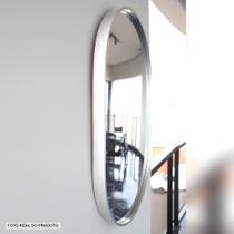 Espelho Oval Grande Moldura Várias Cores 80x50cm