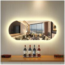 Espelho Oval Lapidado Com Led 40x60 Moderno Iluminado Closet Espelho Oval Lapidado Com Led 40x60 Moderno Iluminado Closet