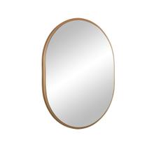 Espelho Oval Londres 50X40Cm Com Borda Dourada