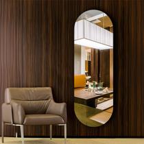 Espelho Oval Orgânico 150x50cm Corpo Inteiro Corpo Inteiro Espelho Oval Orgânico 150x50cm Corpo Inteiro Corpo Inteiro