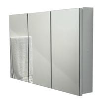 Espelho Para Banheiro Armário 3 Portas Com Fundo - 80Cm - Abrazzo Home Decor