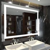 Espelho para Banheiro com Luz de LED Touch Screen - Design Premium