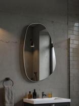 Espelho para Banheiro Organico 60cm Mdf Branco - On Móveis