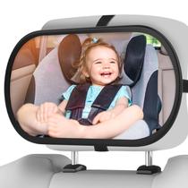 Espelho para Bebê para Carro BOEYOS com Rotação 360 e Material Inquebrável