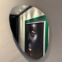 Espelho Para Hall de Entrada Decorativo Com Suporte 51cm