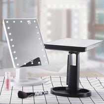 Espelho Para Maquiagem de Mesa Com 16 Luzes Led Camarim Portátil Penteadeira Estética