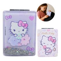 Espelho Para Maquiagem Dobrável Acessórios Hello Kitty Espelho Para Maquiagem Dobrável Acessórios Hello Kitty