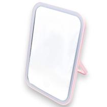 Espelho para maquiar rosa com luz de led usb miniso Espelho para maquiar rosa com luz de led usb miniso