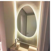 Espelho Pequeno Com Luz Led 30*40 Barato Maquiagem Rosto Espelho para maquiagem portátil tomada + fo