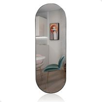 Espelho Pílula 36x146cm Suporte de Parede material orgânico Corpo Inteiro Espelho Pílula 36x146cm Suporte de Parede material orgânico Corpo Inteiro