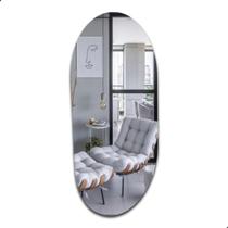 Espelho Pilula Decorativo Organico Oval Moderno 48x78